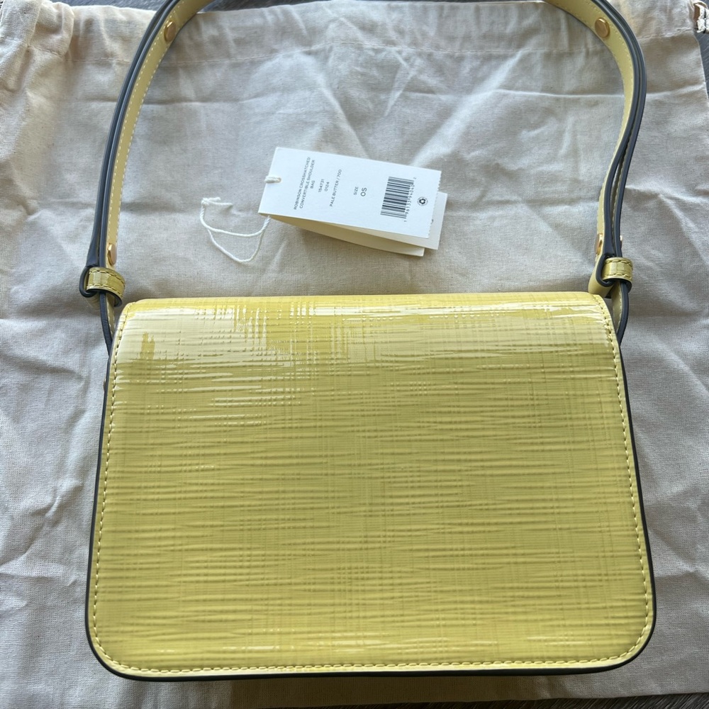 Tory burch robinson shoulder bag in pale butter - Picture 2 of 9